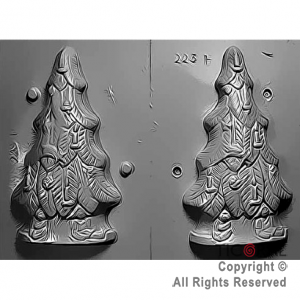 PLACA FIGURA H 223 ARBOLITO DE NAVIDAD 2 CAVIDADES x 1